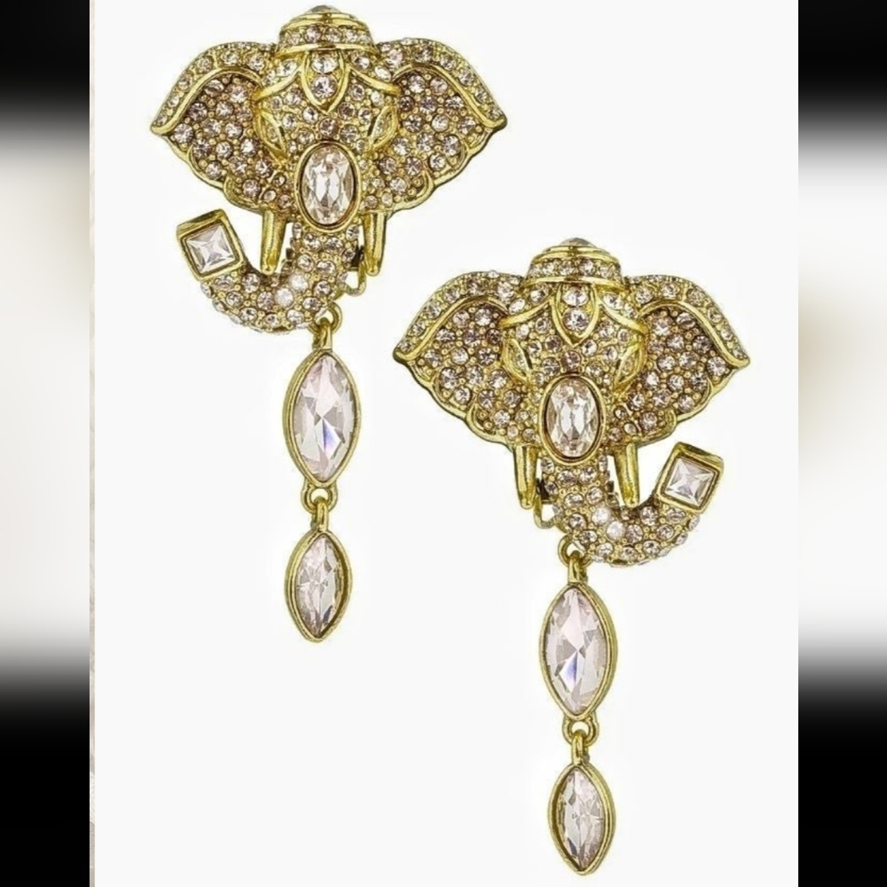 Heidi daus elephant earrings